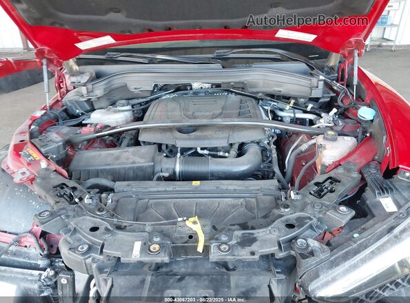 ZASFAKBN2J7B79671 2018 ALFA ROMEO STELVIO Red Вид ззаду