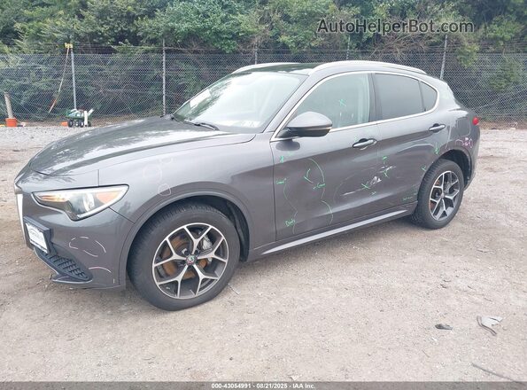 ZASPAKBN4L7C90410 2020 ALFA ROMEO STELVIO Серый Передняя левая четверть
