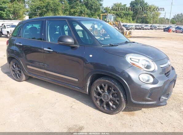 ZFBCFADH4HZ039993 2017 FIAT 500L Серый Передняя правая четверть