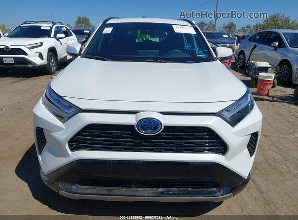 2T3T6RFV0RW057181 2024 TOYOTA RAV4 HYBRID White Widok zestawu wskaźników