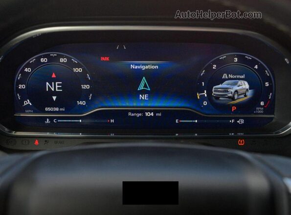 1GNSCCKDXRR206XXX 2024 CHEVROLET SUBURBAN Black Instrument cluster view