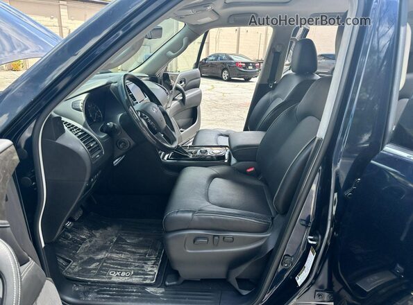 JN8AZ2AF2M9720494 2021 INFINITI QX80 Blue VIN sticker view