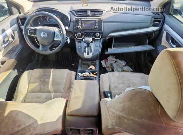 2HKRW6H3XKH209078 2019 HONDA CRV Белый Вид щитка приборов