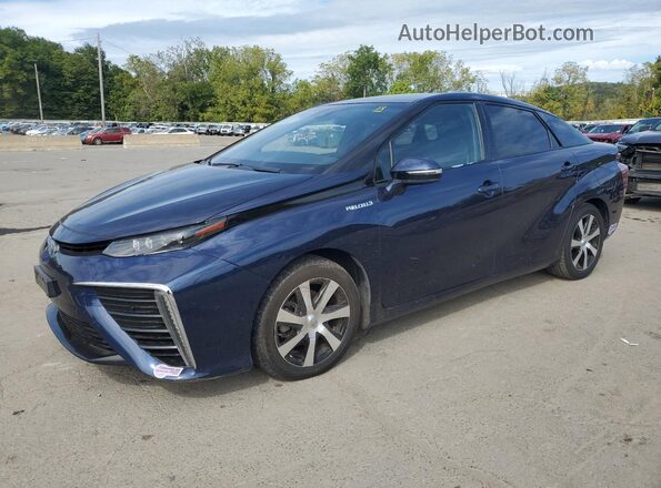 JTDBVRBD2KA006023 2019 TOYOTA MIRAI Blue Հետևի ձախ