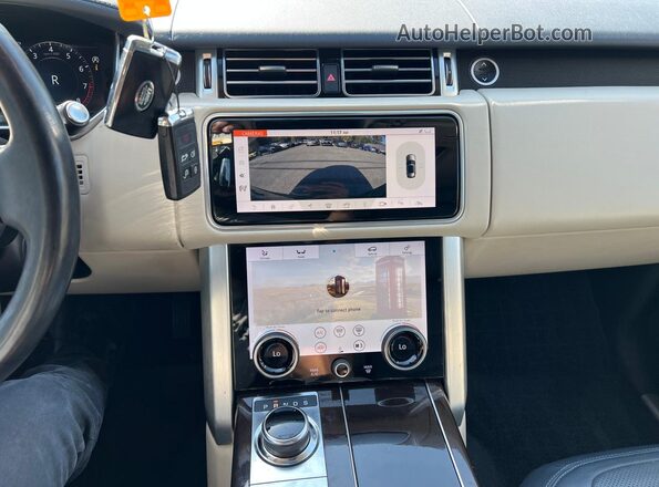 SALGS2RE9JA388014 2018 LAND ROVER RANGE Black Вид задньої частини салону
