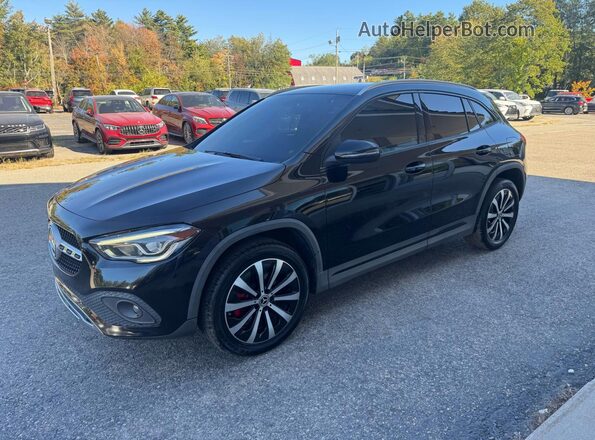 W1N4N4GB8MJ196392 2021 MERCEDES-BENZ GLA Черный Задняя правая четверть
