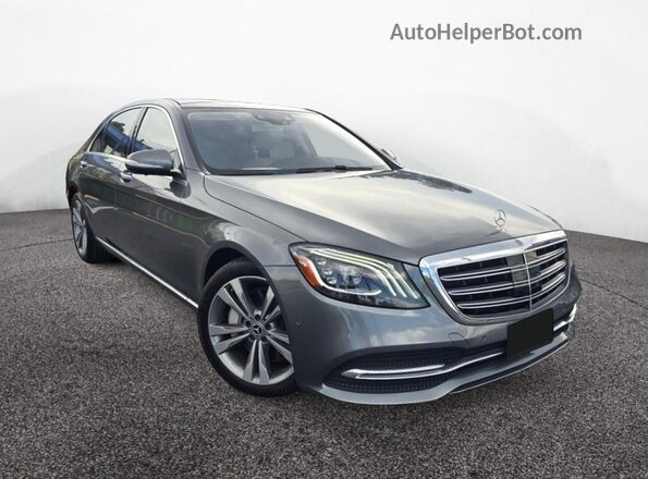 W1KUG6EBXLA565XXX 2020 MERCEDES-BENZ S Silver Передня ліва чверть