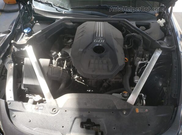 KNAE15LA7M6088033 2021 KIA STINGER Gray Widok komory silnika