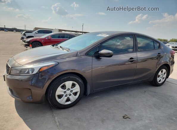 3KPFK4A76JE165163 2018 KIA FORTE Brown Trasero izquierdo