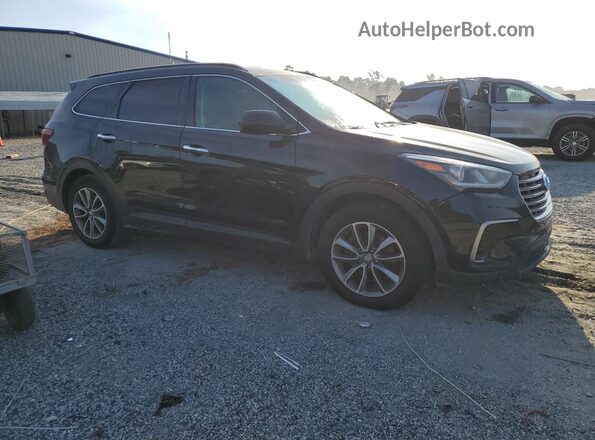 KM8SM4HF3HU195556 2017 HYUNDAI SANTA Black წინა ხედი