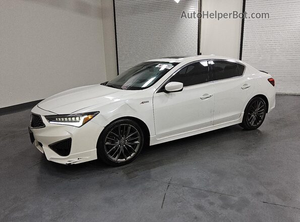 19UDE2F85MA007880 2021 ACURA ILX White Առջևի ձախ երեք քառորդ տեսարան
