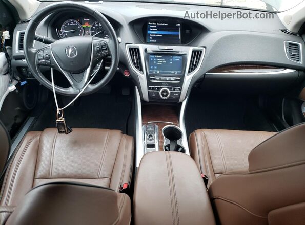 19UUB2F55JA010689 2018 ACURA TLX Black Vista del salpicadero