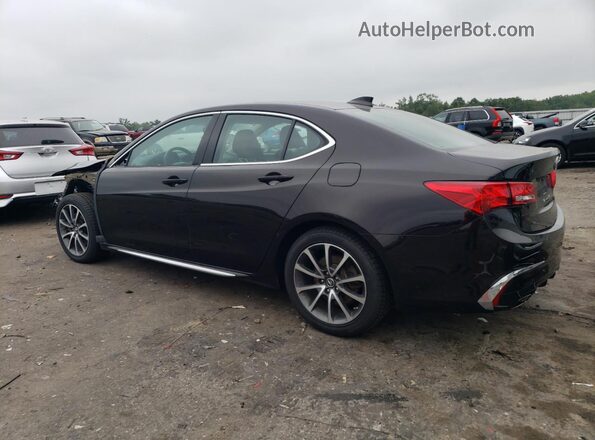 19UUB2F55JA010689 2018 ACURA TLX Black Trasero izquierdo