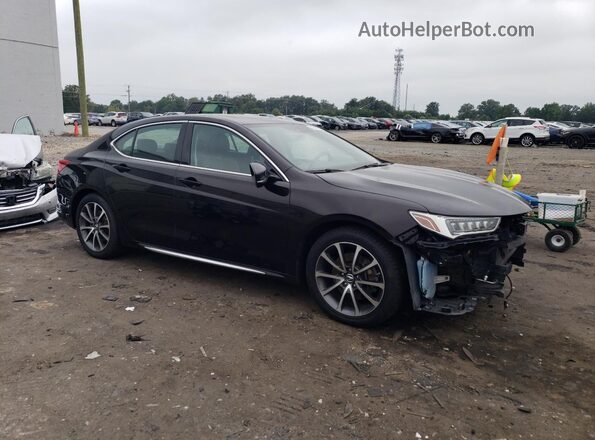 19UUB2F55JA010689 2018 ACURA TLX Black Delantero derecho