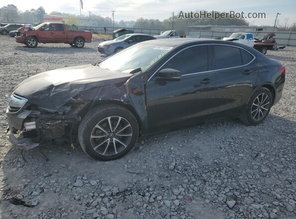 19UUB2F77GA007478 2016 ACURA TLX Черный Передняя левая четверть