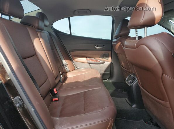 19UUB2F77GA007478 2016 ACURA TLX Черный Вид задних сидений