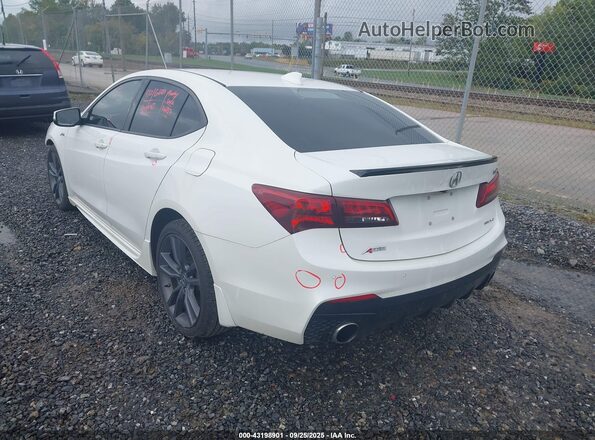 19UUB3F67JA006528 2018 ACURA TLX White უკანა მარცხენა