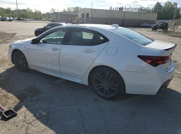 19UUB3F68JA001077 2018 ACURA TLX White Հետևի ձախ
