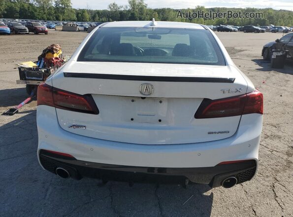 19UUB3F68JA001077 2018 ACURA TLX White Հետևի տեսք