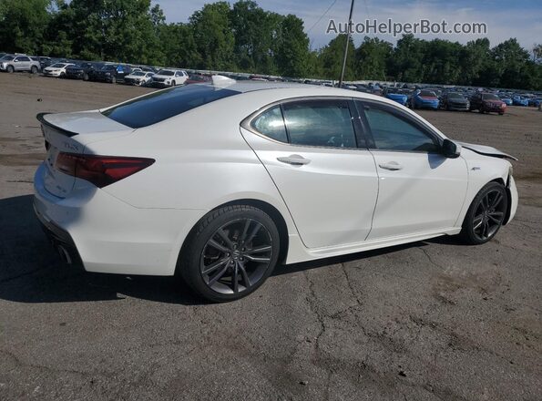 19UUB3F68JA001077 2018 ACURA TLX White Հետևի աջ
