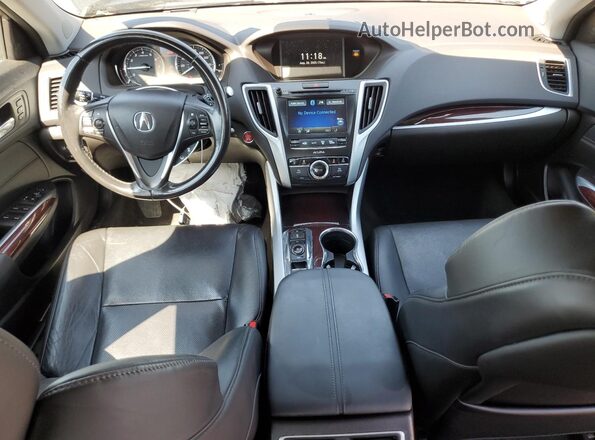 19UUB3F74HA001399 2017 ACURA TLX Black Dashboard view