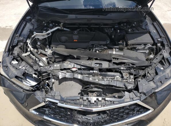 19UUB5F37NA000669 2022 ACURA TLX Black უკანა სალონის ხედი