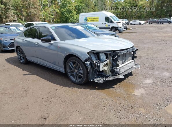 19UUB6F53SA001322 2025 ACURA TLX Серый Передняя правая четверть