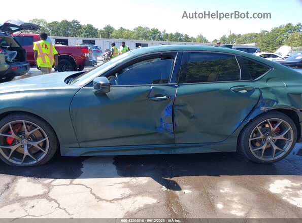 19UUB7F94NA001858 2022 ACURA TLX Зеленый Вид задней части салона