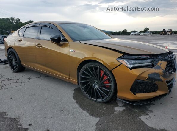 19UUB7F95NA002064 2022 ACURA TLX Золотой Передняя правая четверть
