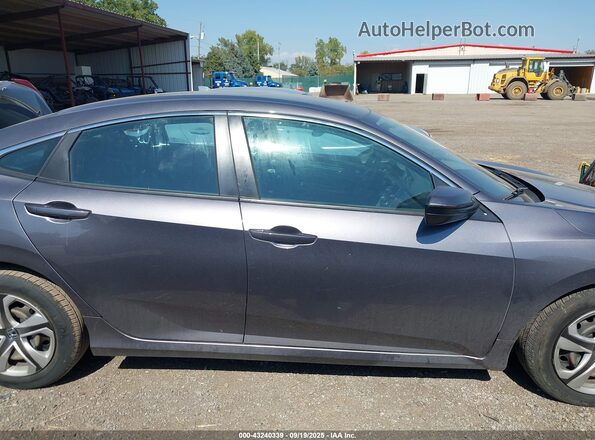 19XFC2F56JE022531 2018 HONDA CIVIC Gray Rear interior view