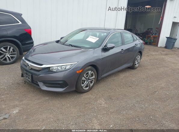 19XFC2F56JE022531 2018 HONDA CIVIC Gray Front left