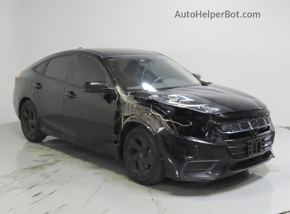 19XZE4F56LE001135 2020 HONDA INSIGHT Black Առջևի ձախ երեք քառորդ տեսարան