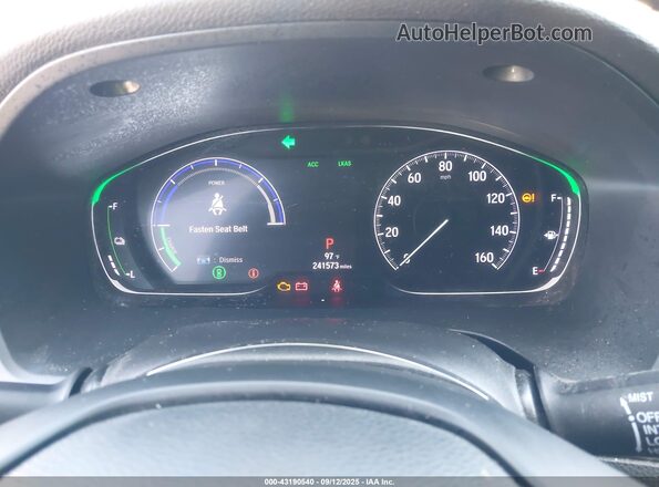 19XZE4F58LE012671 2020 HONDA INSIGHT White Вид задніх сидінь
