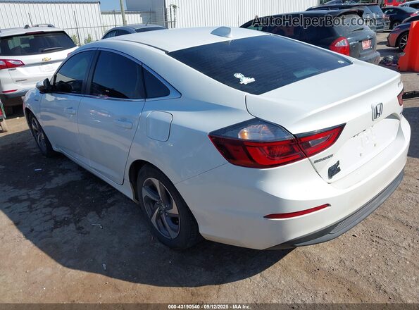 19XZE4F58LE012671 2020 HONDA INSIGHT White Задня ліва чверть