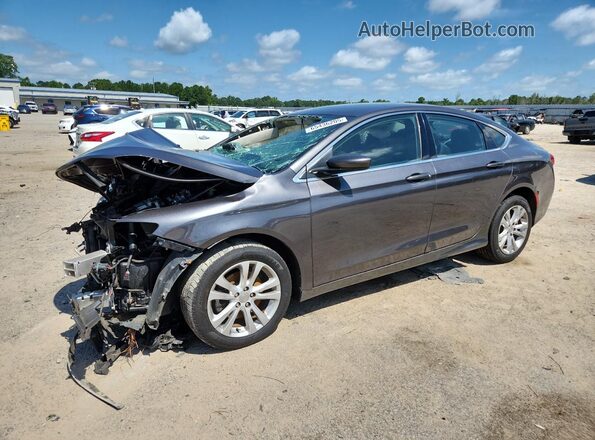 1C3CCCAB1HN508292 2017 CHRYSLER 200 Gray Front left