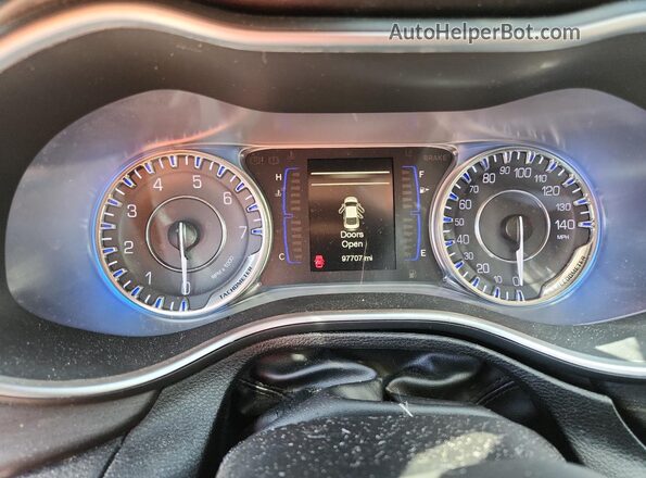 1C3CCCAB1HN508292 2017 CHRYSLER 200 Gray Instrument cluster view
