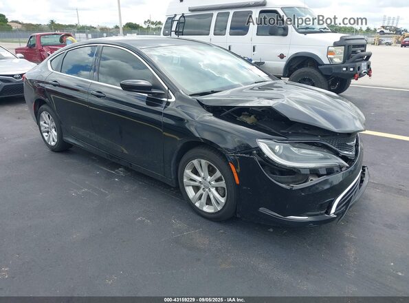 1C3CCCAB8HN506765 2017 CHRYSLER 200 Black Przód prawy