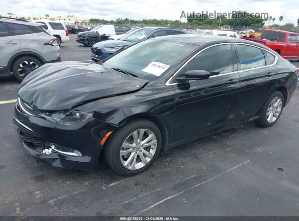 1C3CCCAB8HN506765 2017 CHRYSLER 200 Black Przód lewy