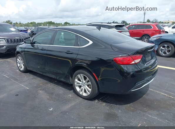 1C3CCCAB8HN506765 2017 CHRYSLER 200 Black Tył lewy