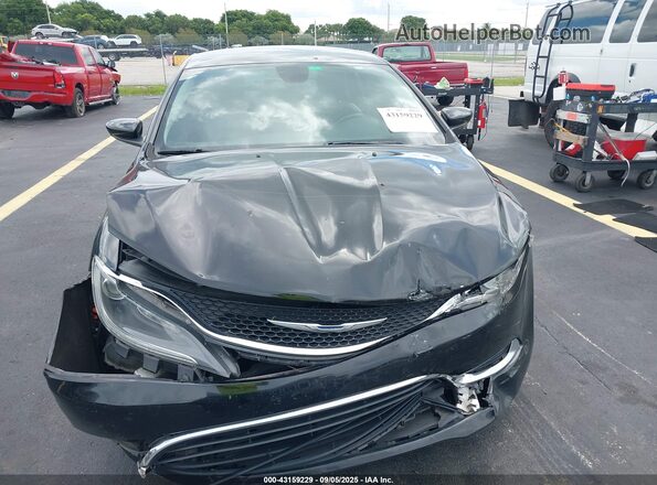 1C3CCCAB8HN506765 2017 CHRYSLER 200 Black Widok zestawu wskaźników