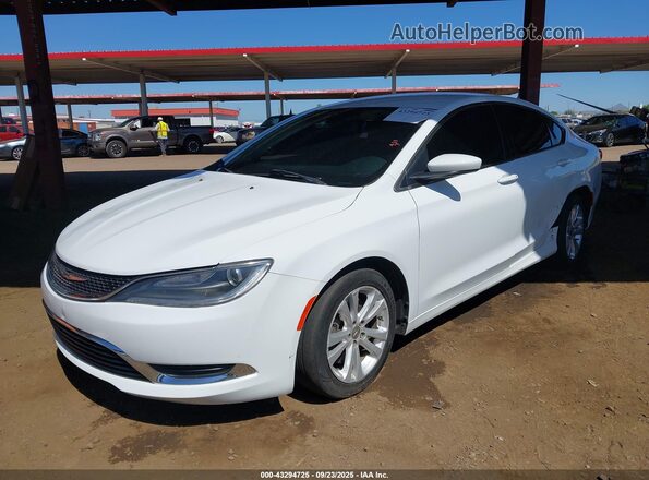 1C3CCCAG6HN503861 2017 CHRYSLER 200 Белый Передняя левая четверть