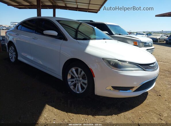 1C3CCCAG6HN503861 2017 CHRYSLER 200 Белый Передняя правая четверть