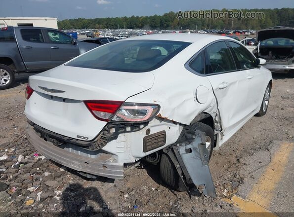 1C3CCCFB6HN508216 2017 CHRYSLER 200 Белый Задняя правая четверть