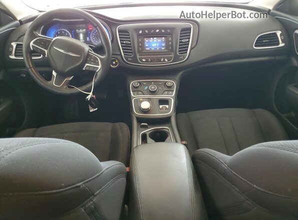 1C3CCCFB6HN508555 2017 CHRYSLER 200 Maroon Dashboard view