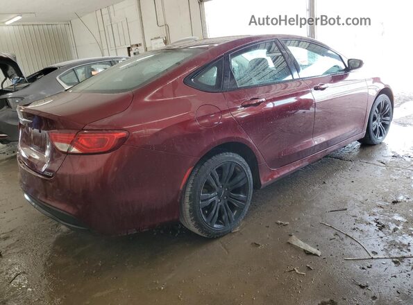 1C3CCCFB6HN508555 2017 CHRYSLER 200 Maroon Rear right