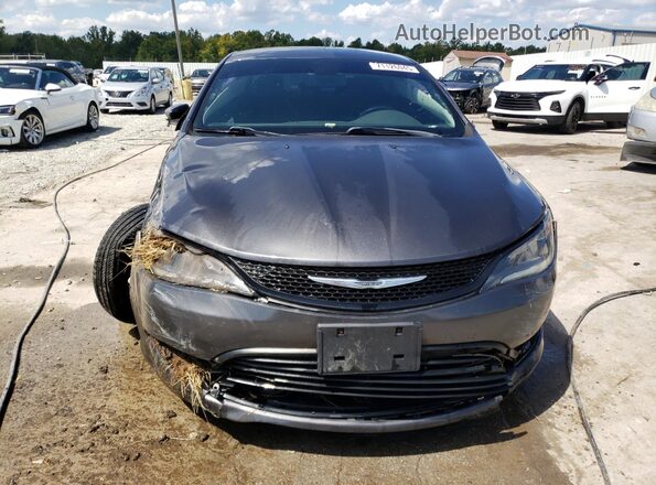 1C3CCCFB8HN502109 2017 CHRYSLER 200 Gray წინა ხედი