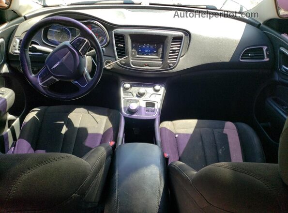 1C3CCCFB8HN502109 2017 CHRYSLER 200 Gray წინა პანელის ხედი