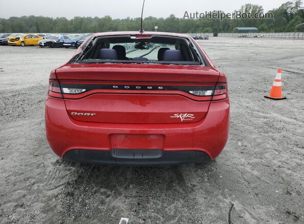 1C3CDFFAXGD822817 2016 DODGE DART Red Вид ззаду