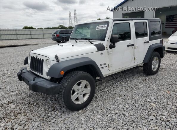 1C4BJWDG1JL803657 2018 JEEP WRANGLER Белый Передняя левая четверть