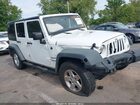 2016 Jeep Wrangler Unlimited Sport White vin: 1C4BJWDG2GL347452